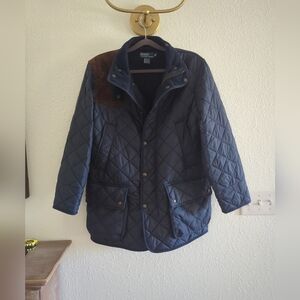 Polo Ralph Lauren Women's Diamond Quilted Jacket Size M Blue